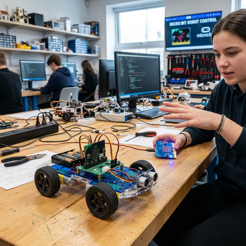 Gesture Controlled Car (Micro:bit)