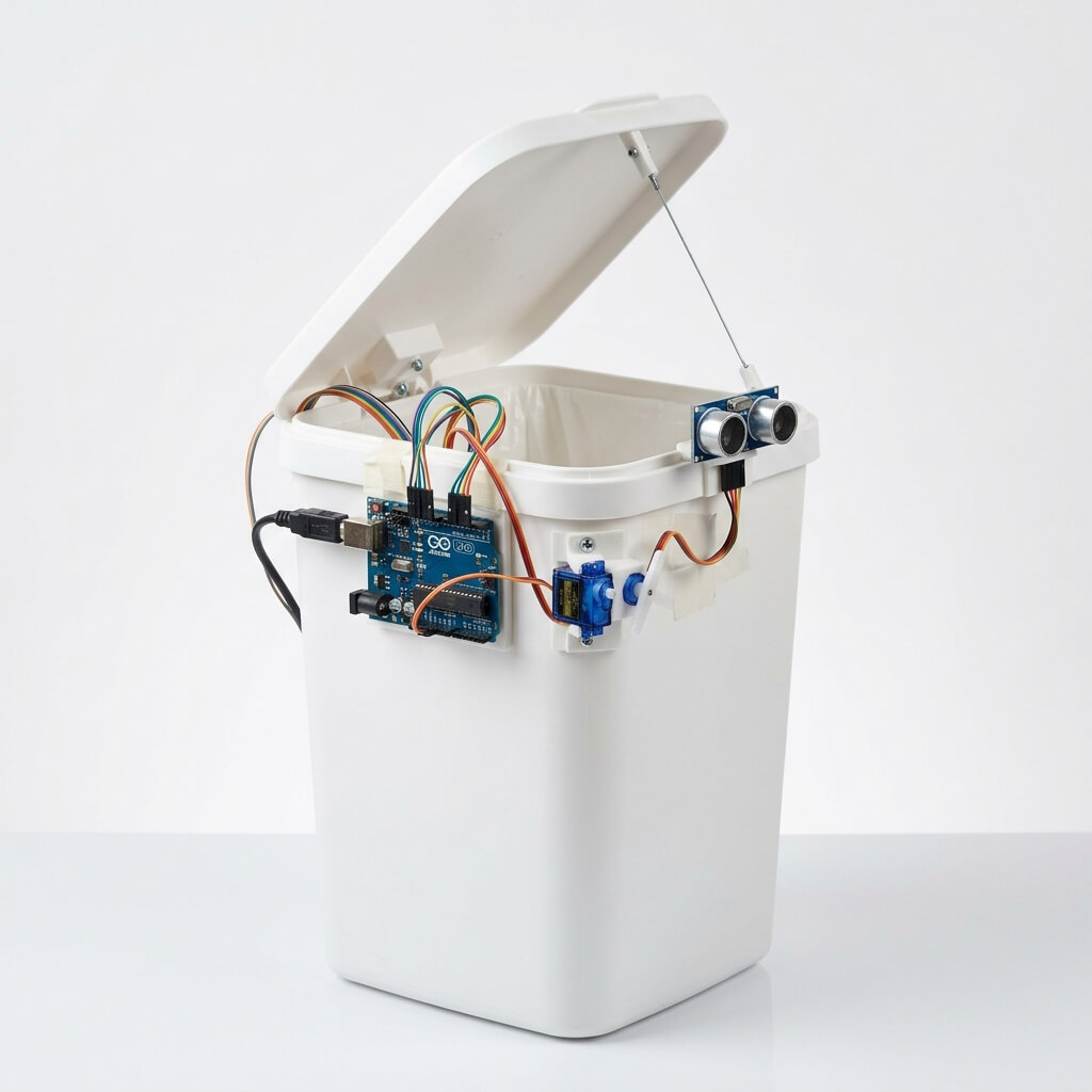 Smart dustbin (Arduino)